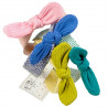 RETRO DELUXE HAIR BAND 8 PCS. 4 COLORS