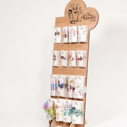Display for 16 hair clip