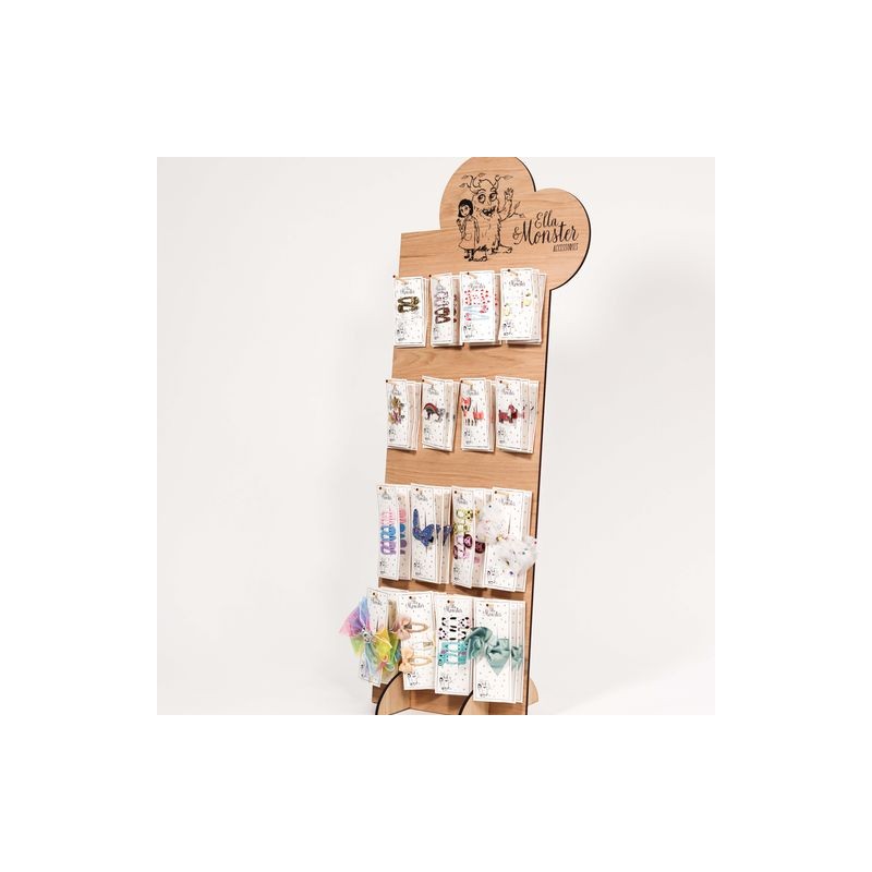 Display for 16 hair clip