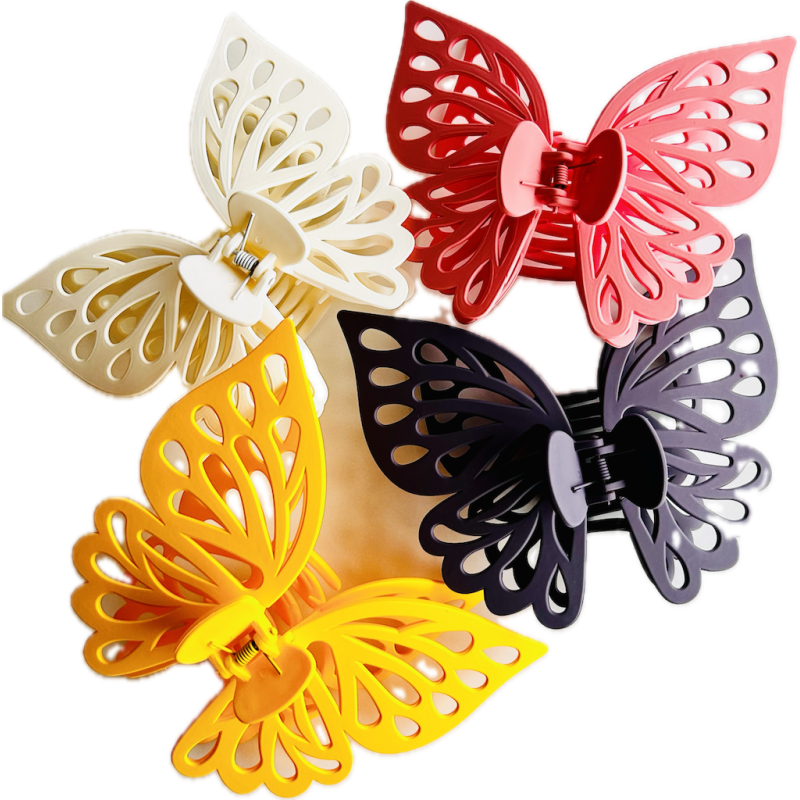 Big Butterfly Claw 8 Pcs. 4 Colors