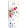 HAIR CLIP BEACH DREAM ROSE 6'ER PACK