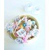 HAIR BAND STAR DREAM 8 PCS 4 COLORS