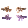 Little Double Bow Purple Hair Clip 6 PCS