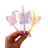 Betty Butterfly Hair Band 8 PCS 3 Colors