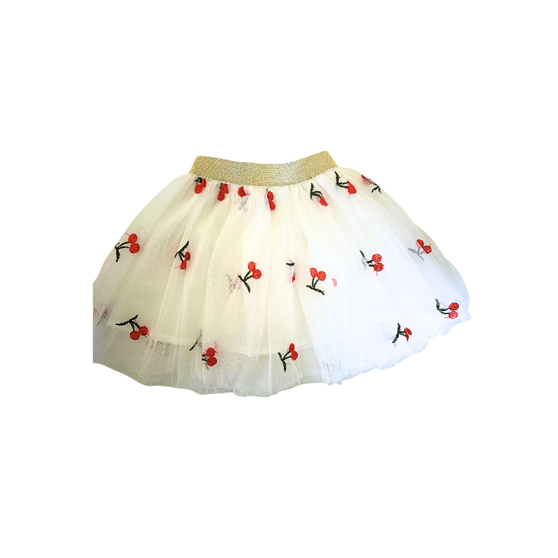 Cherry Tutu White 4 PCS