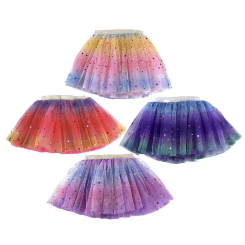 RAINBOW TUTU - 16 PCS 4 COLORS