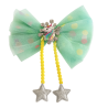 Big Unicorn Bow Green Hair Clip 6 PCS