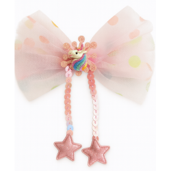Big Unicorn Bow Rose Hair...