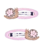 HAIR CLIP GLITTER SNAIL 6'ER PACK