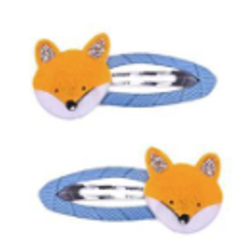 HAIR CLIP SWEET FOX 6'ER PACK