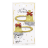 CHRISTMAS BELLS HAARSPANGEN - 6'ER PACK