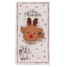 HAIR CLIP SWEET RUDOLPH - 6'ER PACK
