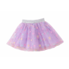 Flower Tulle Skirt - Purple  - Set of 4 pcs