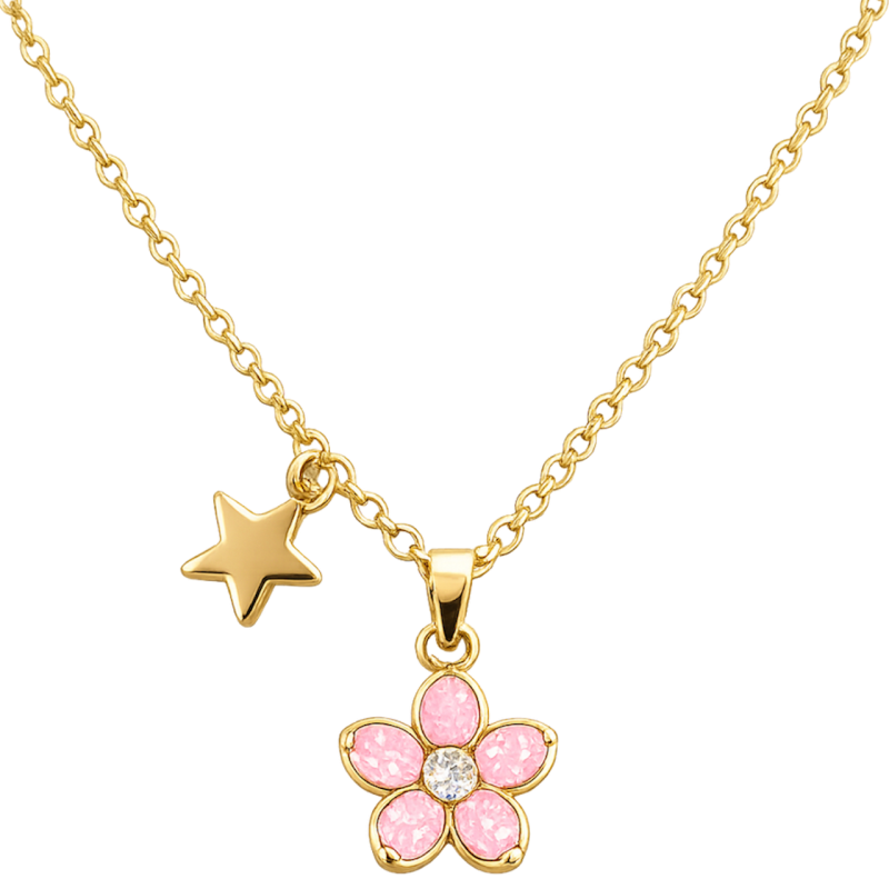 Necklace Little Flower Spell - 6'er Pack