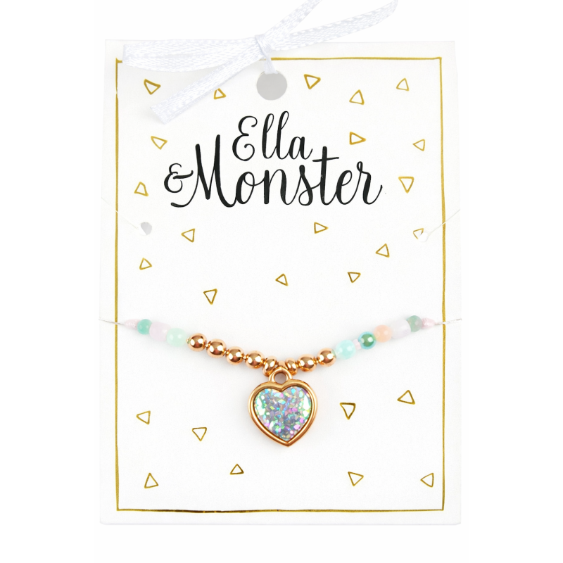 Bracelet Mermaid Heart 6'Er Pack