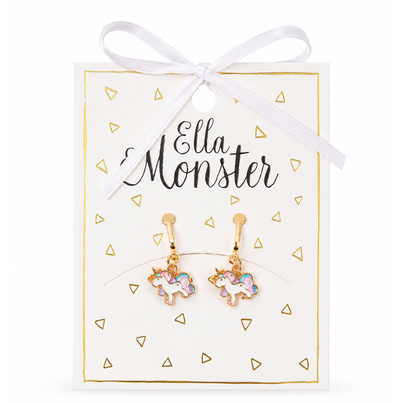 Earring  Moonlight Unicorn 6'Er Pack