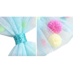Big Party Bow Hair Band 8 PCS 2 Colors