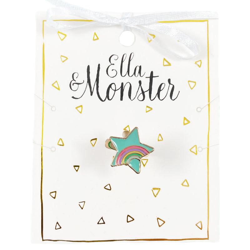 RAINBOW STAR RING – 6’er PACK